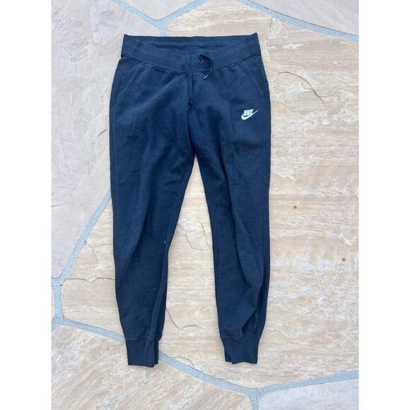 Nike Dri-FIT Pants Womens Medium Athletic Track Joggers Soft 807364-010 - Picture 1 of 4